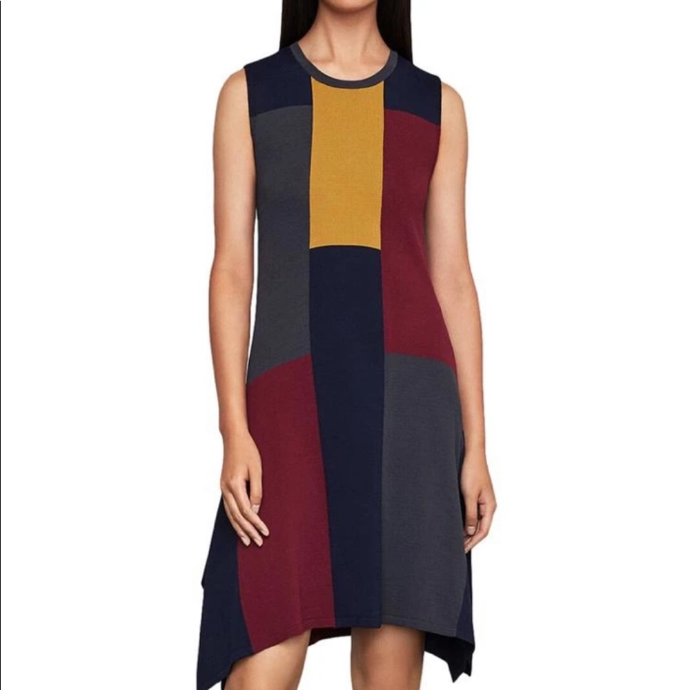 BCBG Colorblock fall dress